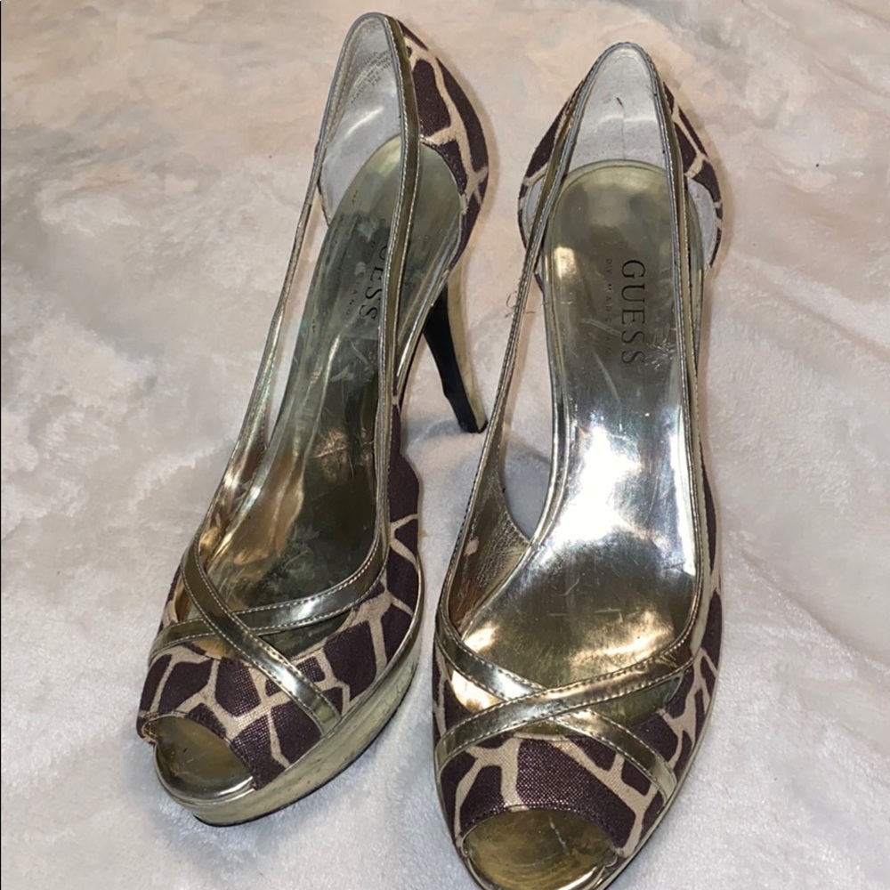 Giraffe print high Heel